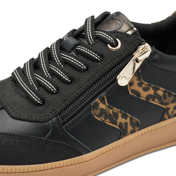 Basket Marco Tozzi 23739 Black Léopard Semelle amovible