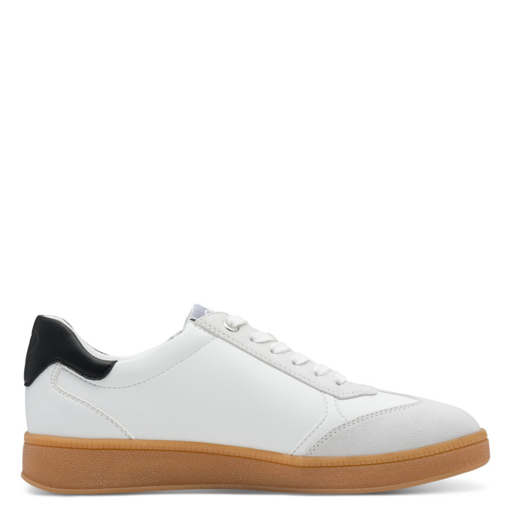 Basket Marco Tozzi 23739 White/Black Semelle amovible