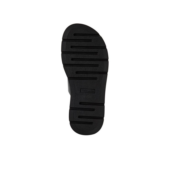 Mule Tamaris 27239 Noire avec ces deux boucles ajustables