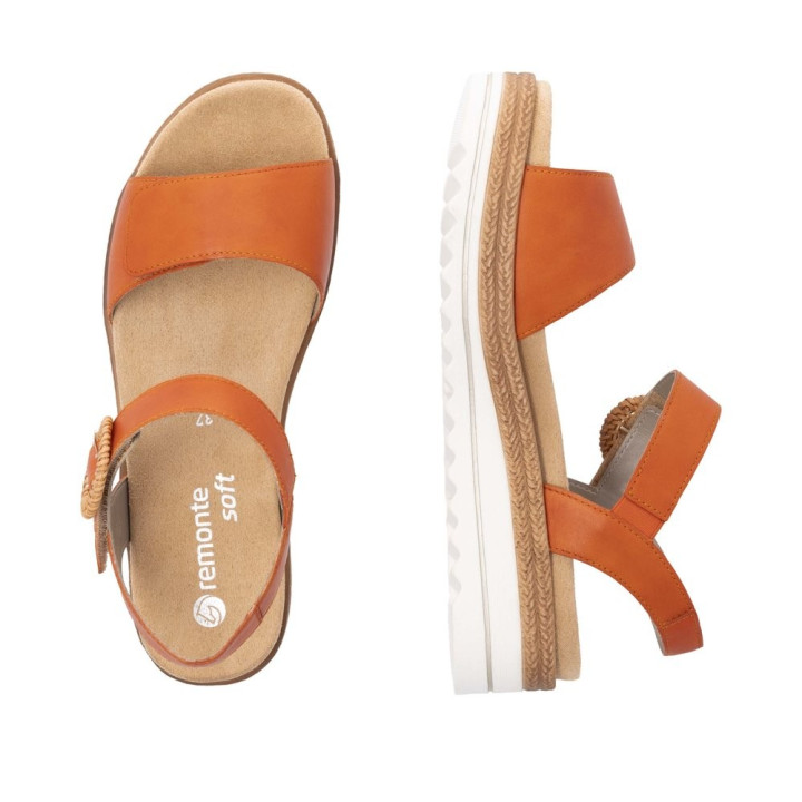 Sandale Remonte D0Q52-39 Orange Semelle amovible
