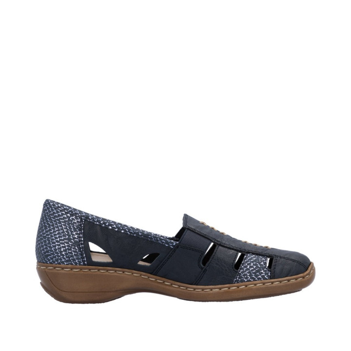 Mocassins Rieker référence 41385-15 très confortable, léger, souple, grande largeur