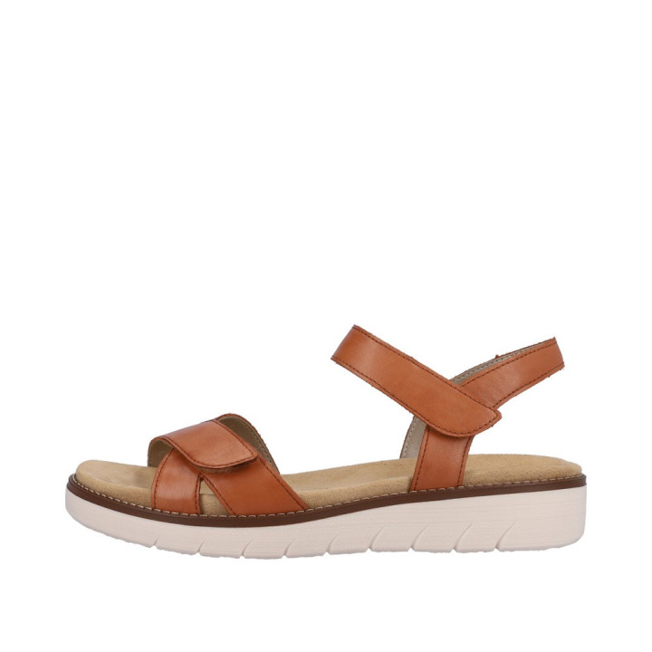 Sandale Remonte Femme D2049-22 cuir marron Semelle amovible