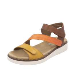 Sandale Remonte D2050-25 marron orange jaune semelle amovible