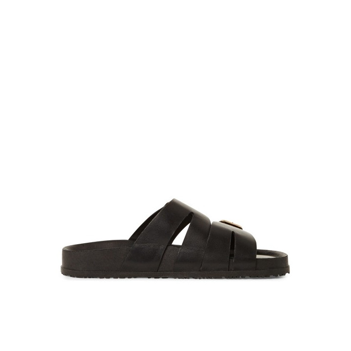 Mule Tamaris 27500 Black Leather Noire cuir