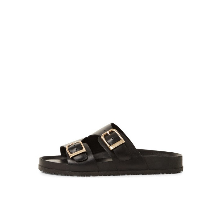 Mule Tamaris 27500 Black Leather Noire cuir