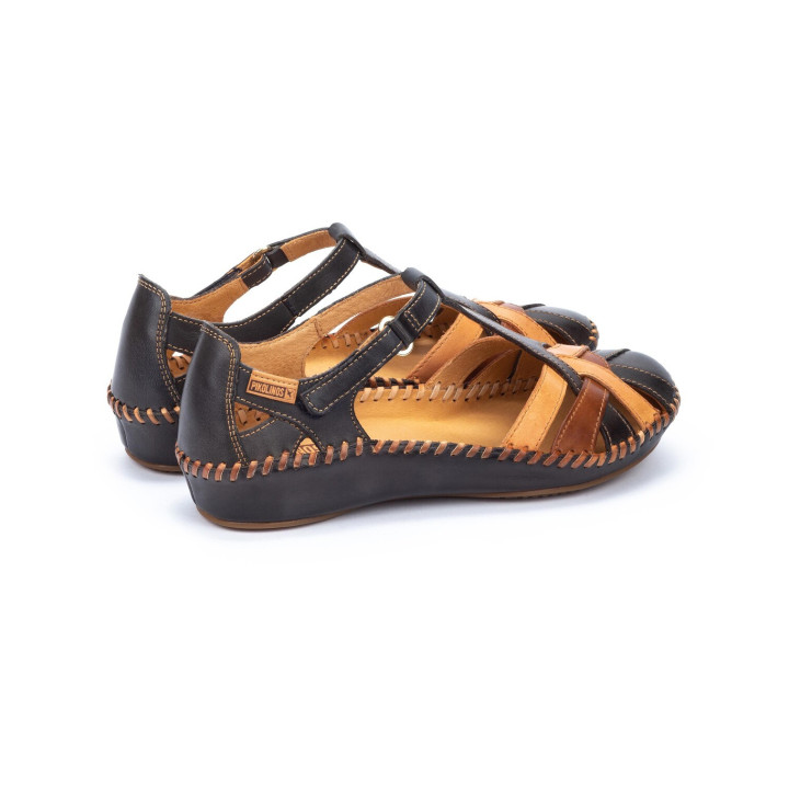 Mocassin Femme  Pikolinos P Vallarta Navy blue Cuir