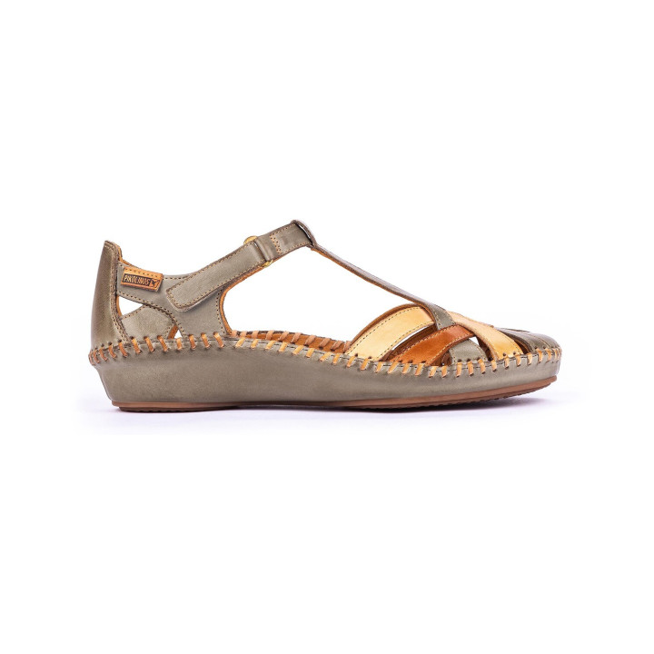 Mocassin Femme Pikolinos P vallarta Sage en Cuir