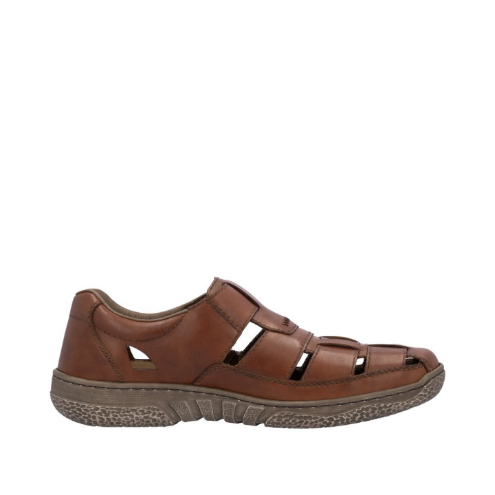 Sandale Rieker homme marron cuir 03578-24