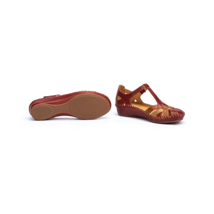 Mocassin Pikolinos Femme  P. Vallarta Sandia Marron en cuir