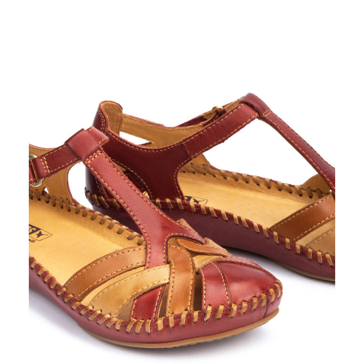 Mocassin Pikolinos Femme  P. Vallarta Sandia Marron en cuir