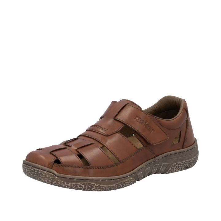 Sandale Rieker homme marron cuir 03578-24