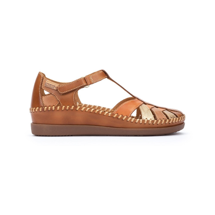 Mocassin Femme Pikolinos Cadaques brandy en cuir