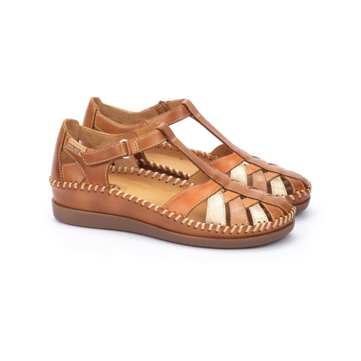 Mocassin Femme Pikolinos Cadaques brandy en cuir