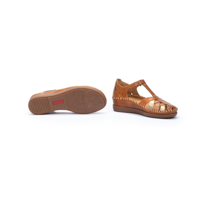 Mocassin Femme Pikolinos Cadaques brandy en cuir