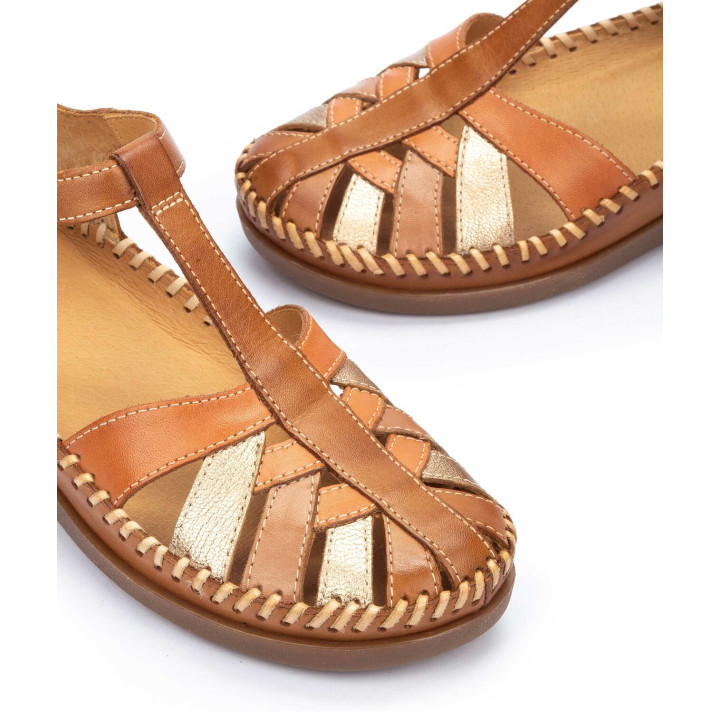 Mocassin Femme Pikolinos Cadaques brandy en cuir