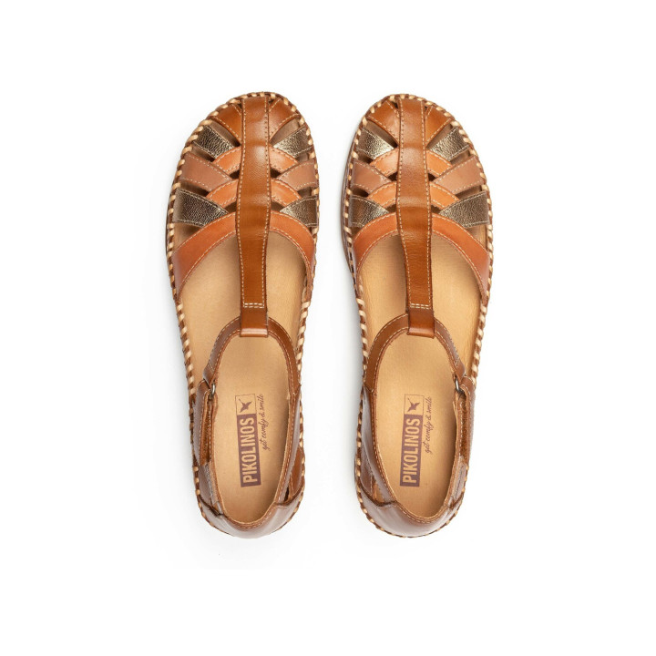 Mocassin Femme Pikolinos Cadaques brandy en cuir