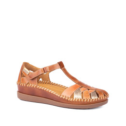 Mocassin Femme Pikolinos Cadaques brandy en cuir
