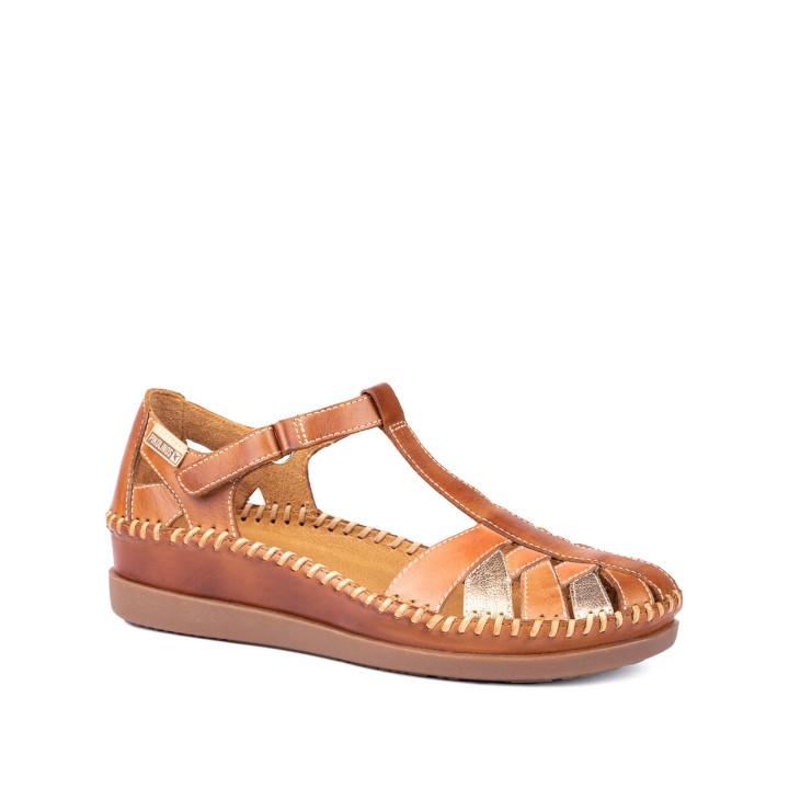 Mocassin Femme Pikolinos Cadaques brandy en cuir