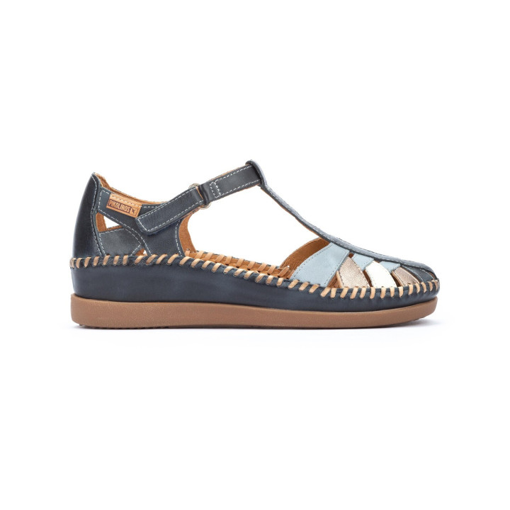 Mocassin femme Pikolinos Cadaques ocean en cuir
