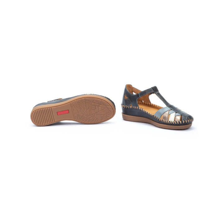 Mocassin femme Pikolinos Cadaques ocean en cuir