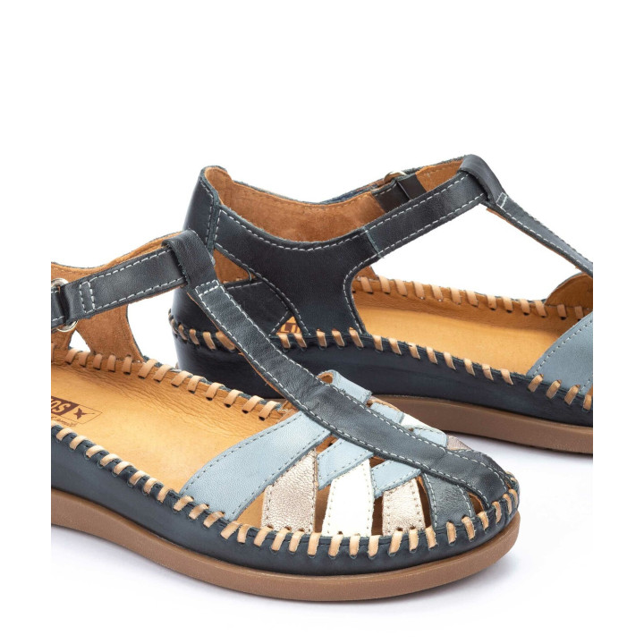 Mocassin femme Pikolinos Cadaques ocean en cuir