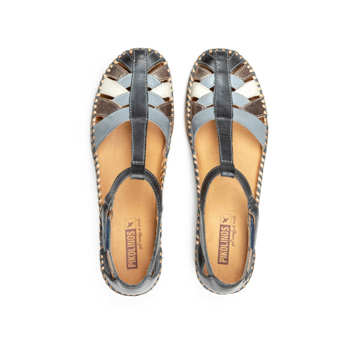 Mocassin femme Pikolinos Cadaques ocean en cuir