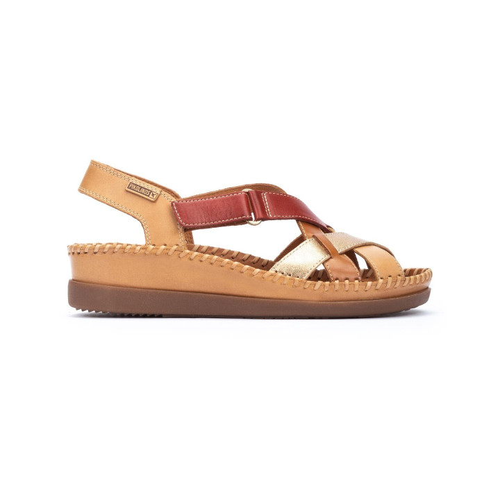 Sandale/ Mocassin Pikolinos Femme Cadaques almond en cuir