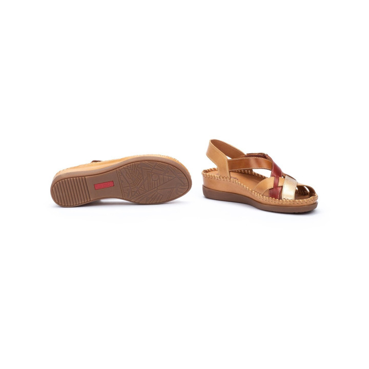 Sandale/ Mocassin Pikolinos Femme Cadaques almond en cuir