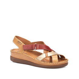 Sandale/ Mocassin Pikolinos Femme Cadaques almond en cuir
