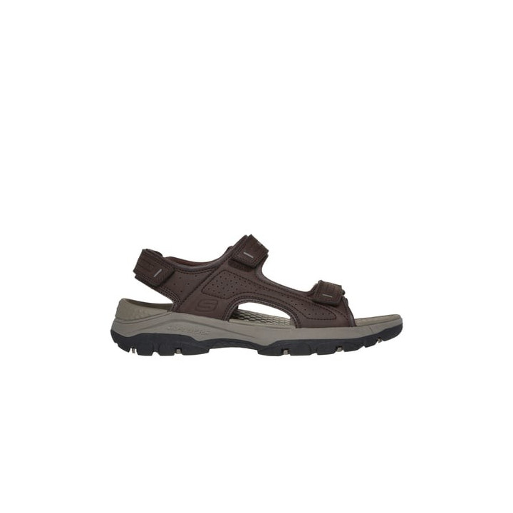 Sandale Skechers homme 204105 chocolat mémoire de forme