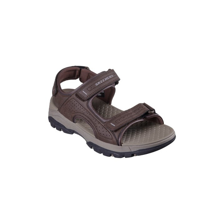 Sandale Skechers homme 204105 chocolat mémoire de forme