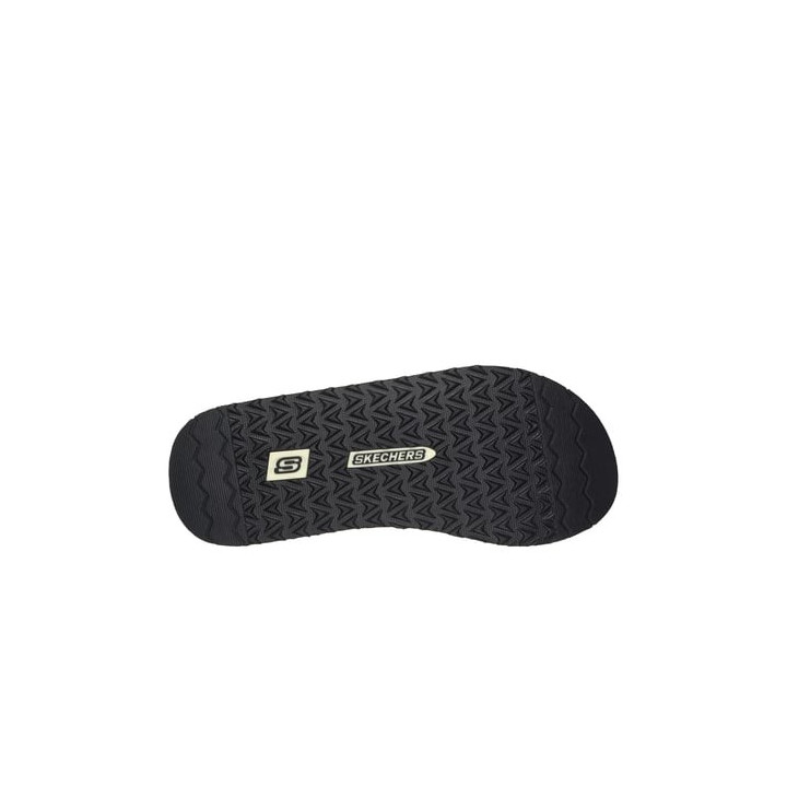 Sandale Tongue Homme Skechers 205098 BRN marron semelle mémoire de forme