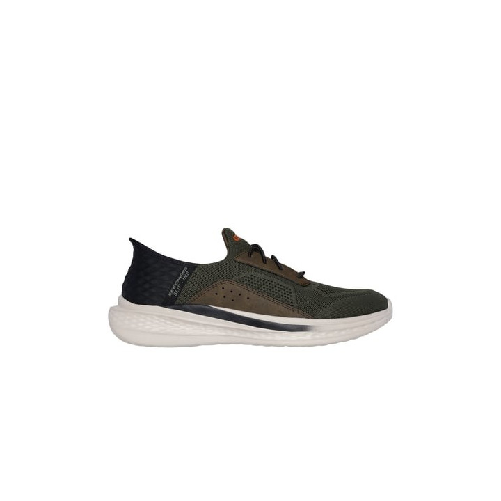 Basket Skechers homme 210891 OLV verte slip ins