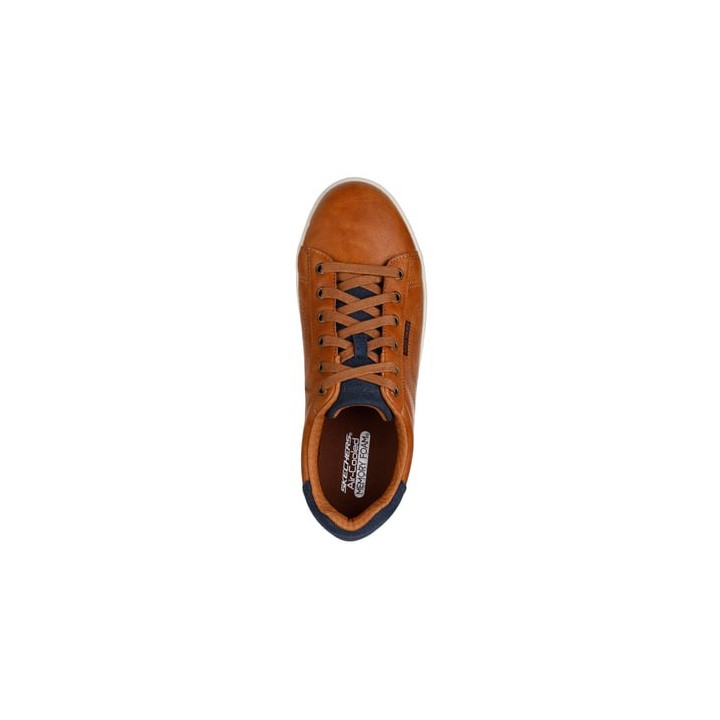 Basket Homme Skechers 210946 LUG marron mémoire de forme