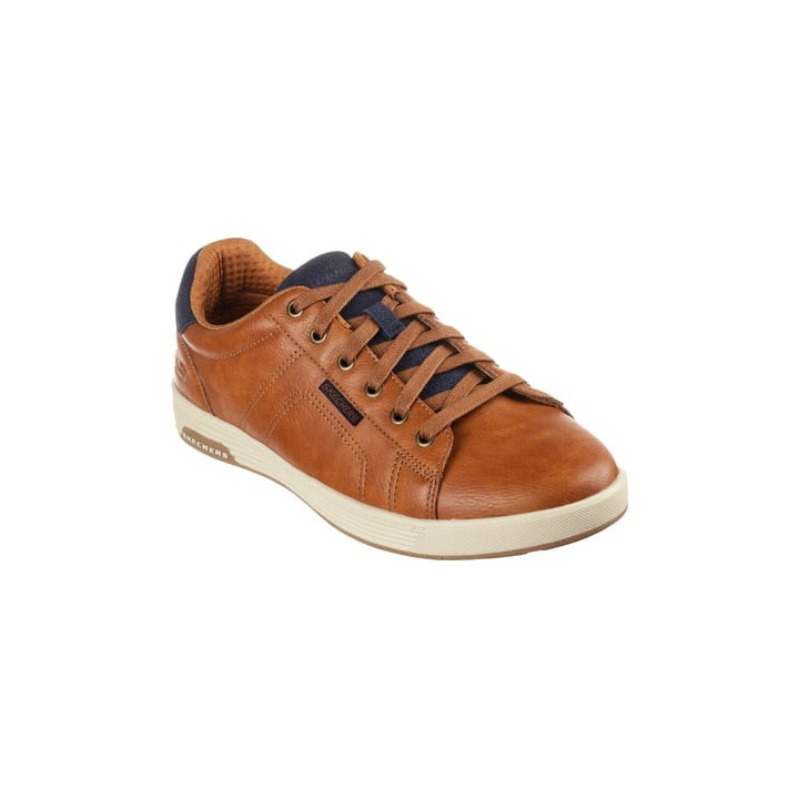 Basket Homme Skechers 210946 LUG marron mémoire de forme